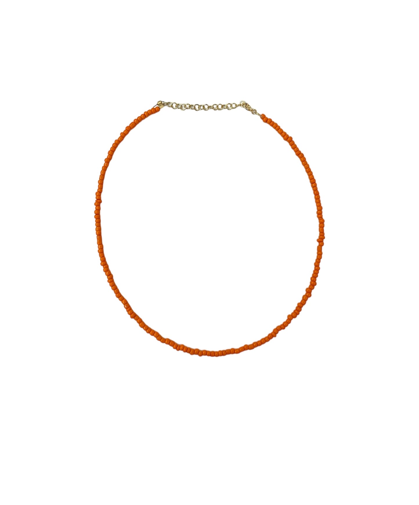 CARROT BEADED NECKLACE ORO/ARGENTO