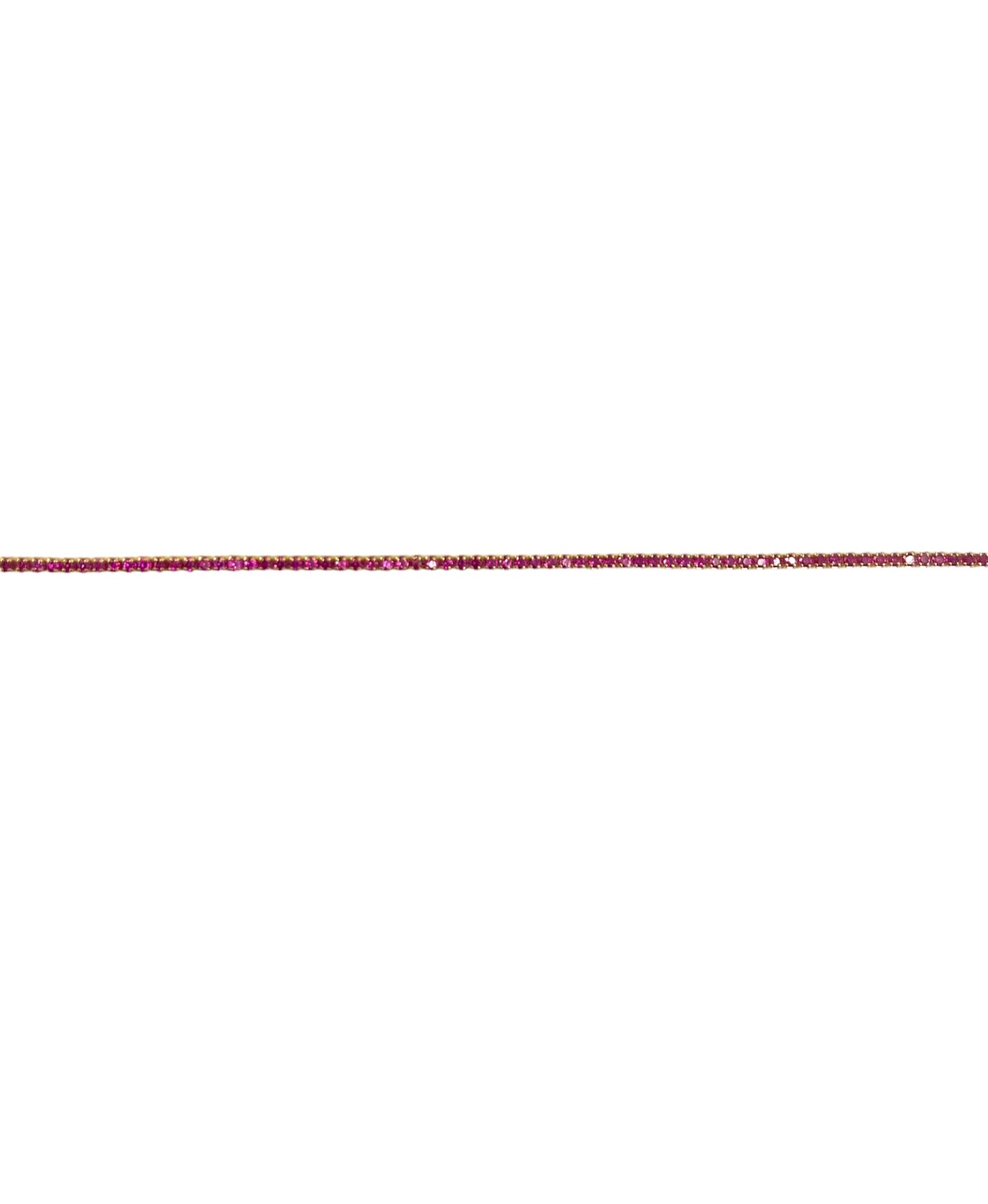 RUBY RED FINE LINE PLAIN TENNIS