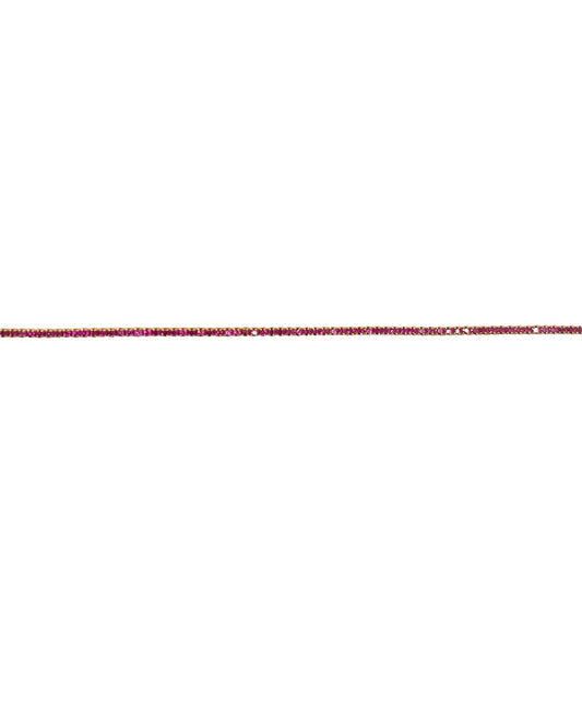 RUBY RED FINE LINE PLAIN TENNIS