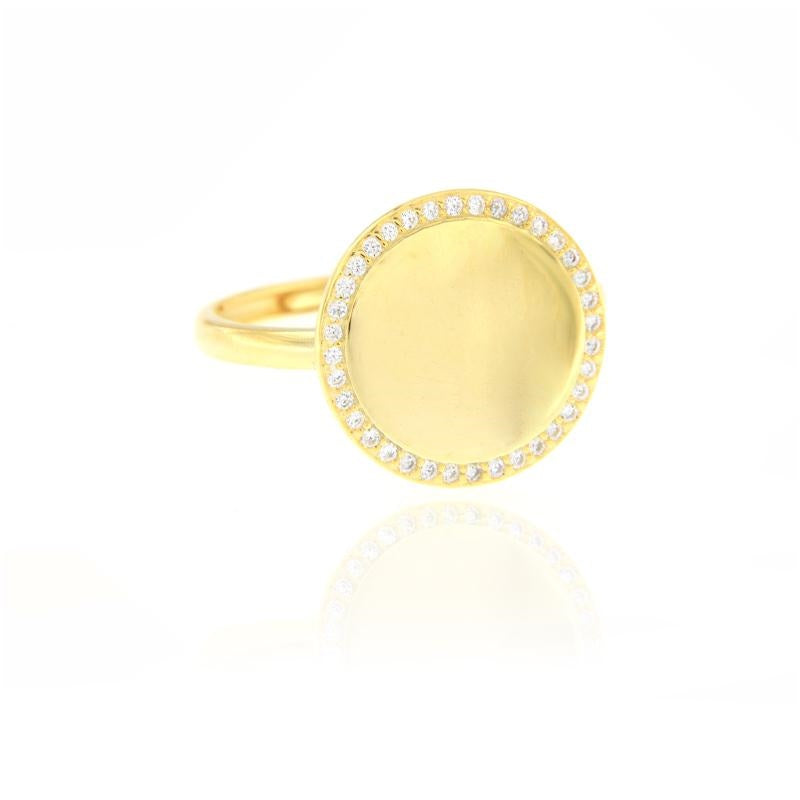 CIRCLE ZIRCONIA RING