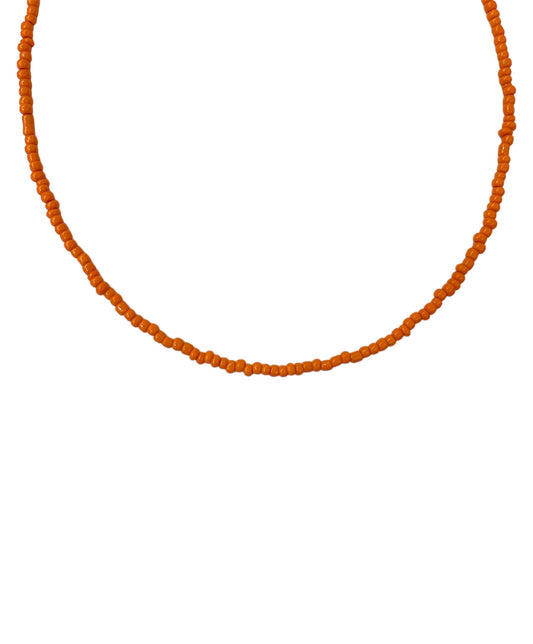 CARROT BEADED NECKLACE ORO/ARGENTO