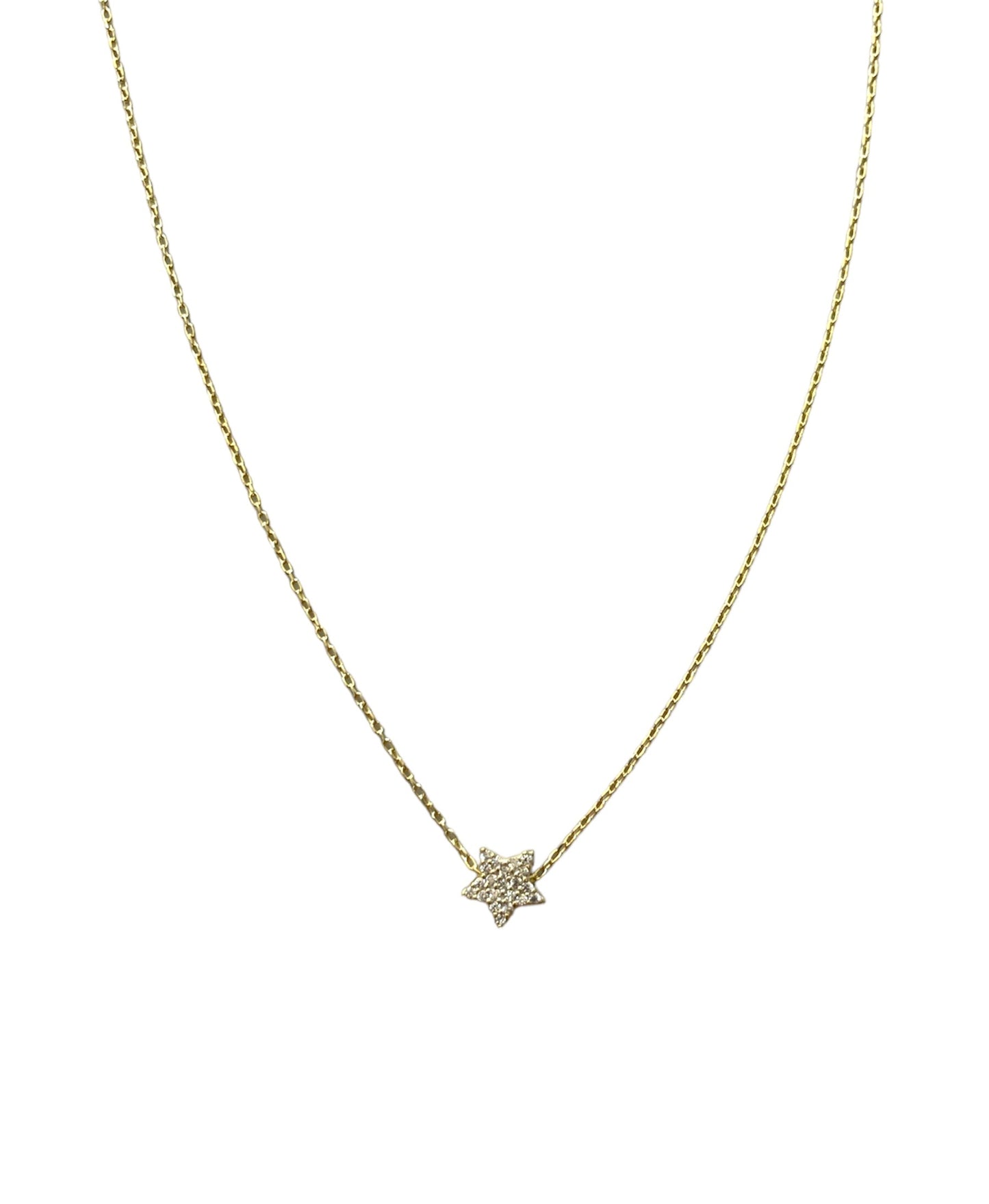 STELLINA PAVÈ NECKLACE ORO/ARGENTO