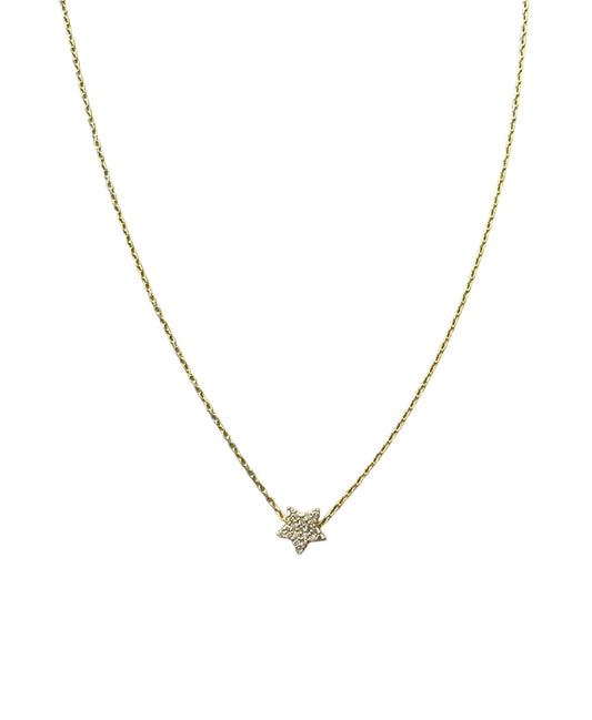 STELLINA PAVÈ NECKLACE ORO/ARGENTO