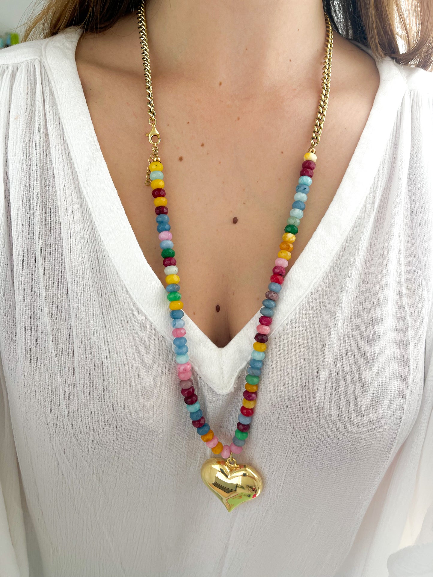 CHUNKY LOVE NECKLACE