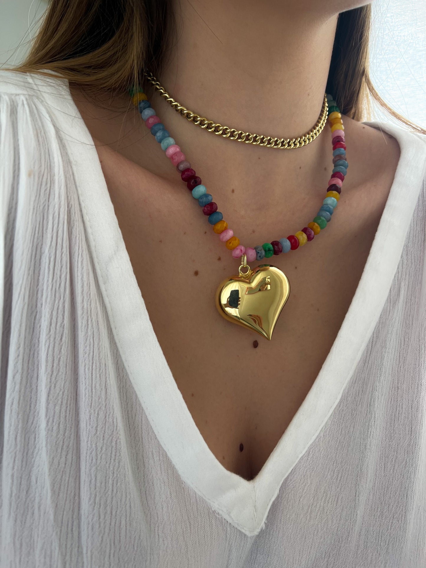 CHUNKY LOVE NECKLACE