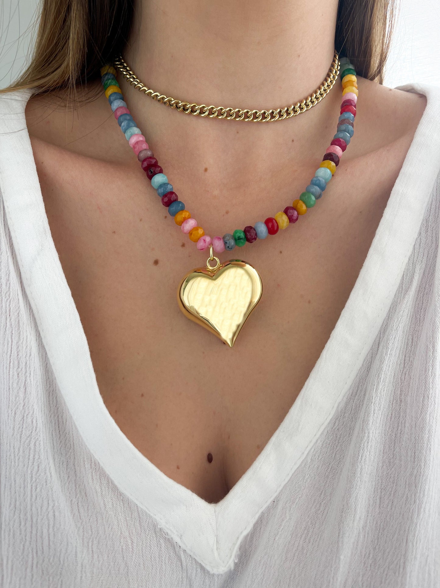 CHUNKY LOVE NECKLACE