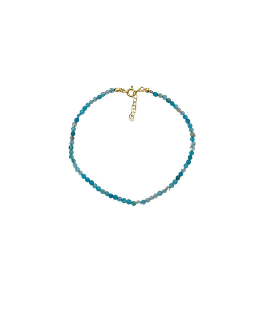 SWAROVSKI SHADES OF BLUE ANKLET