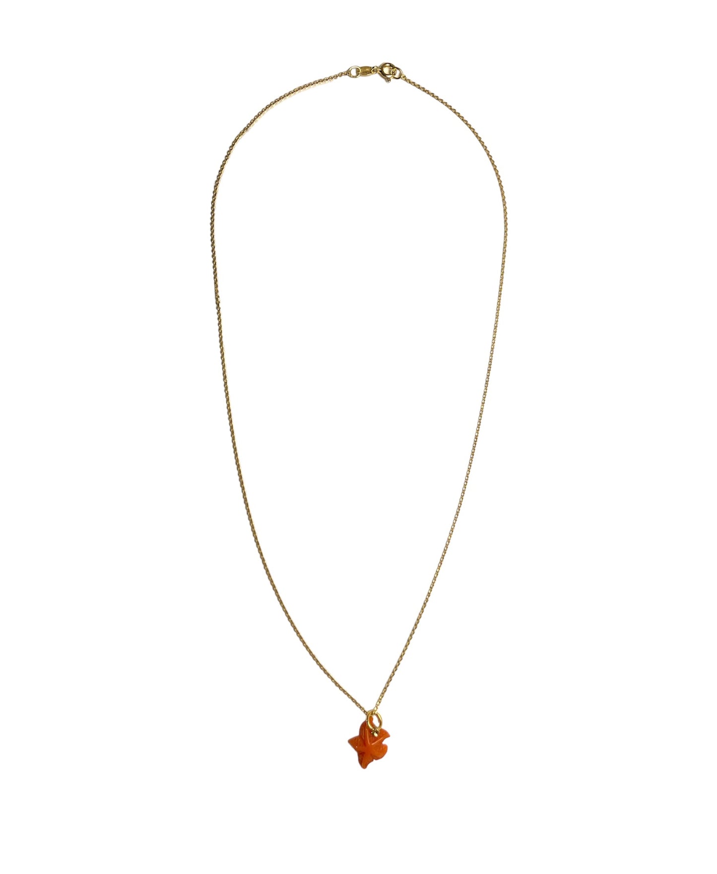 CORAL STARFISH NECKLACE