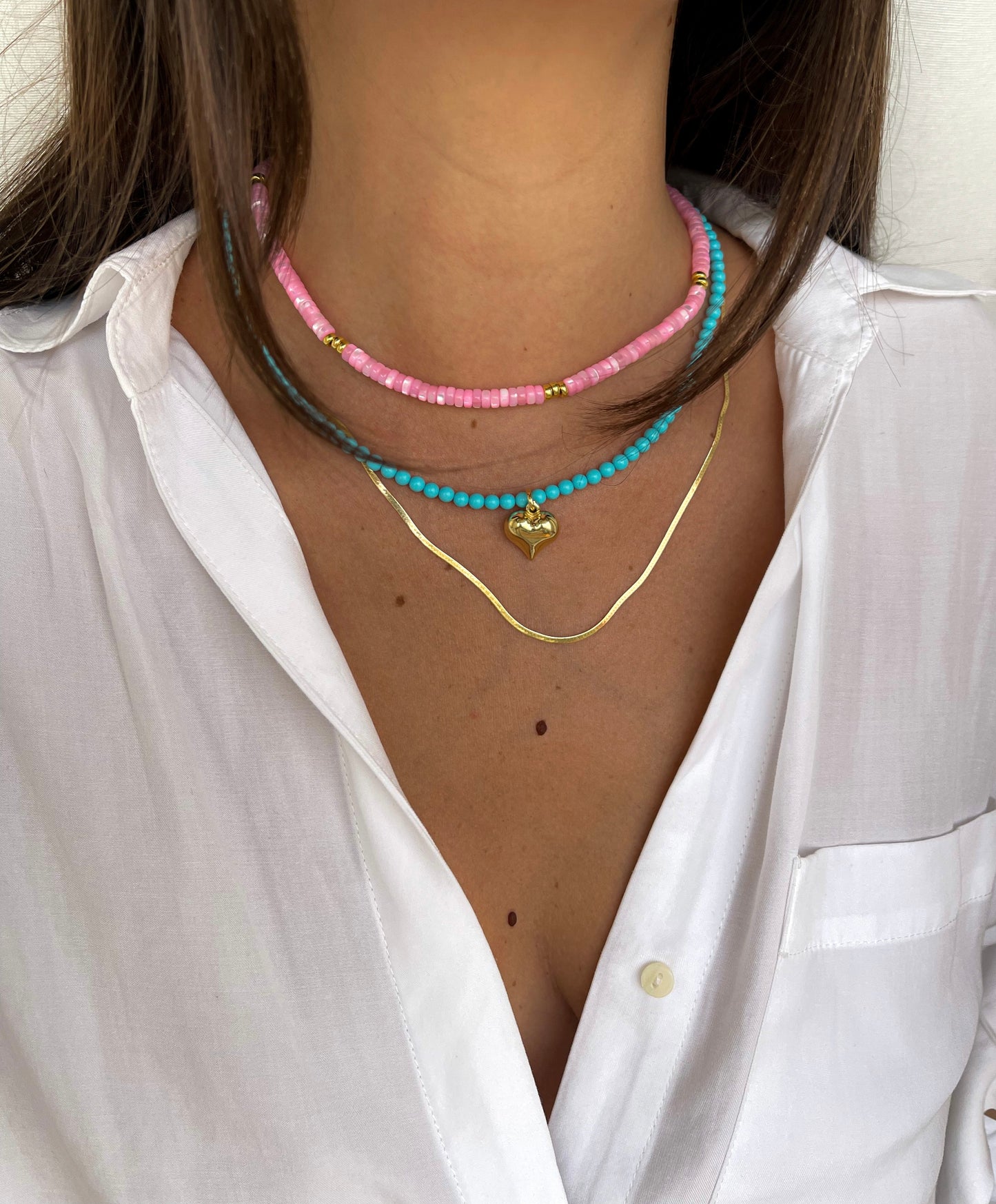 PINK KELLY NECKLACE