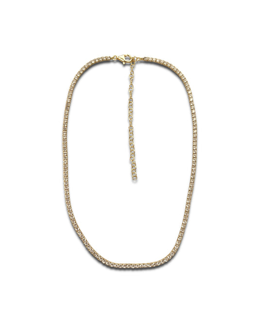 PLAIN TENNIS COLLIER ORO/ARGENTO